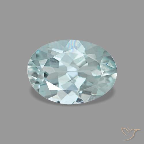 0.66ct ブルー アクアマリン, 楕円形, VVS