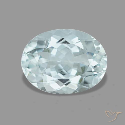 1.36ct ブルー アクアマリン, 楕円形, VS