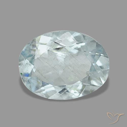 1.20ct ブルー アクアマリン, 楕円形, VS-SI