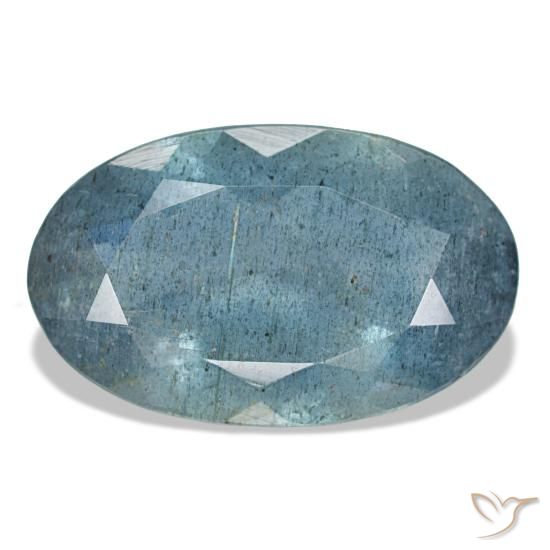 5.60ct ブルー アクアマリン, 楕円形, VS-SI