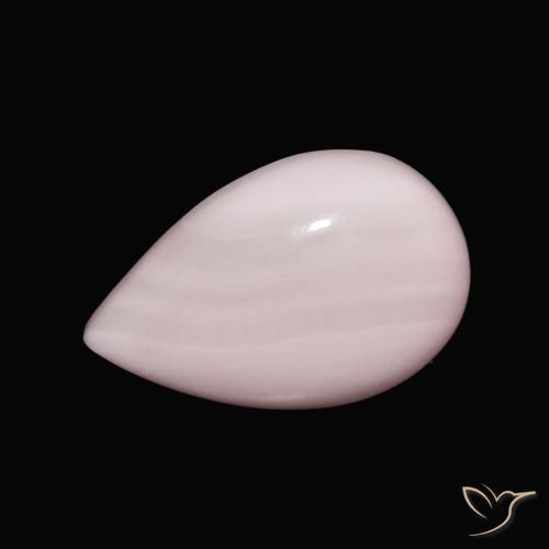 10.75ct 天然 ローズピンク アラゴナイト, 洋梨の形, オペーク