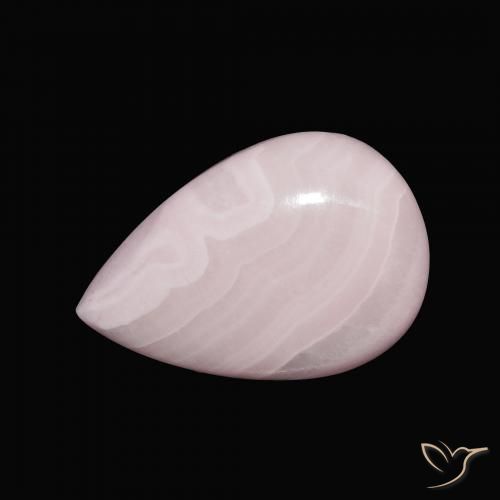 10.51ct 天然 ローズピンク アラゴナイト, 洋梨の形, オペーク