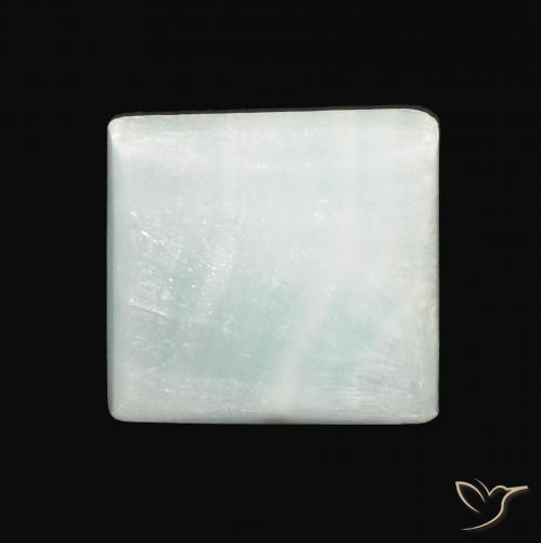 13.88ct 天然 ライトグリーン アラゴナイト, 四角形, オペーク