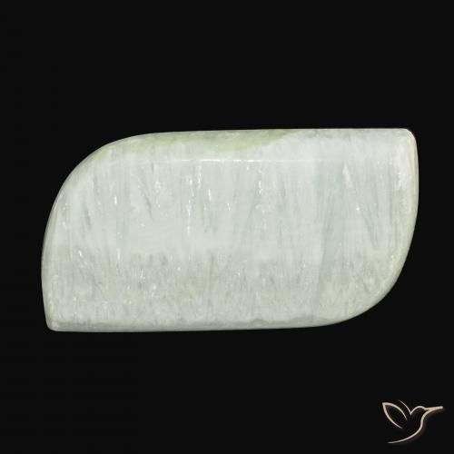 46.51ct 天然 薄いグリーン アラゴナイト, ファンシー, オペーク
