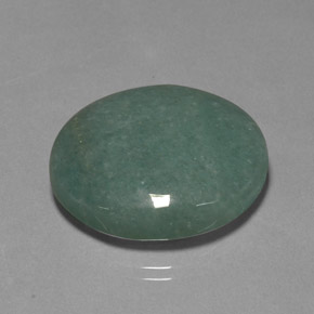 40.01カラットの天然グリーンアベンチュリン（29.3×25.9 mm・オーバルカット）
