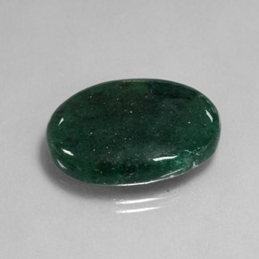 19.10カラットの天然グリーンアベンチュリン（23.6×16.1 mm・オーバルカット）