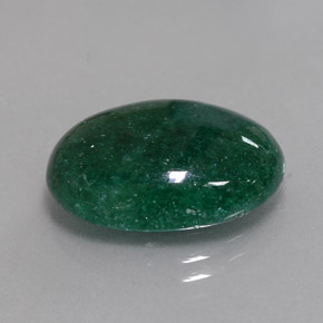 10.36カラットの天然グリーンアベンチュリン（18.4×13.3 mm・オーバルカット）