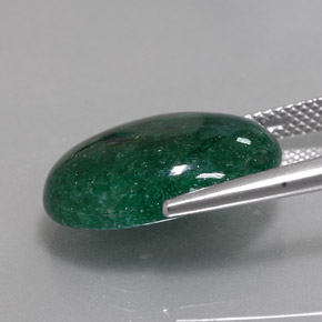 10.36カラットの天然グリーンアベンチュリン（18.4×13.3 mm・オーバルカット）