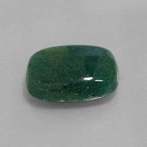13.91カラットの天然グリーンアベンチュリン（18.2×14.8 mm・クッションカット）
