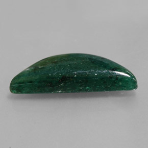 12.23カラットの天然グリーンアベンチュリン（27.9×10.1 mm・ファンシーシェイプ）