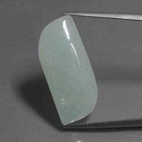 13.75カラットの天然鮮やかなグリーンアベンチュリン（26.5×11.7 mm・ファンシーシェイプ）