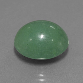 17.82カラットの天然グリーンアベンチュリン（17.2×15.4 mm・オーバルカット）