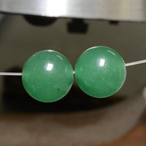 22.53カラットの天然ミントグリーンアベンチュリン（11.86 mm・球体 / ボール）