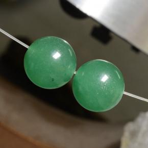 22.53カラットの天然ミントグリーンアベンチュリン（11.86 mm・球体 / ボール）
