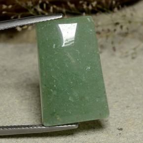 20.69カラットの天然グリーンアベンチュリン（22.2×14.4 mm・ファンシーシェイプ）