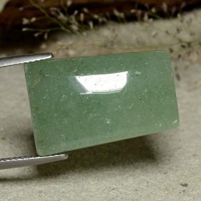 20.69カラットの天然グリーンアベンチュリン（22.2×14.4 mm・ファンシーシェイプ）