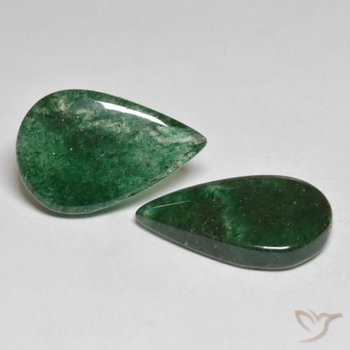 Shop natural 12.89ct ダークグリーン アベンチュリン gems, 洋梨の形, from ブラジル at GemSelect. In stock, global shipping!