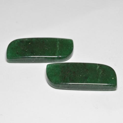 26.15カラットの天然グリーンアベンチュリン（24.9×12.2 mm・ファンシーシェイプ）