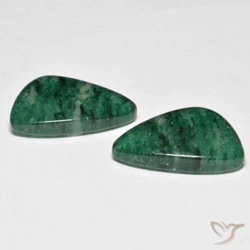 Shop natural 13.86ct ディープグリーン アベンチュリン gems, ファンシー, from ブラジル at GemSelect. In stock, global shipping!