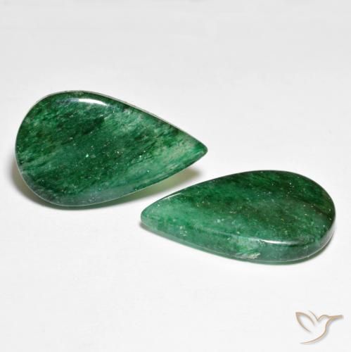 Shop natural 16.58ct 鮮やかなグリーン アベンチュリン gems, 洋梨の形, from ブラジル at GemSelect. In stock, global shipping!