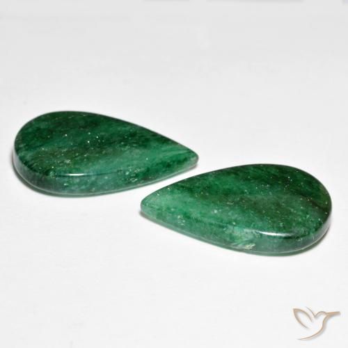 Shop natural 16.58ct 鮮やかなグリーン アベンチュリン gems, 洋梨の形, from ブラジル at GemSelect. In stock, global shipping!
