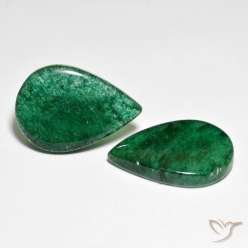 Shop natural 14.94ct 鮮やかなグリーン アベンチュリン gems, 洋梨の形, from ブラジル at GemSelect. In stock, global shipping!