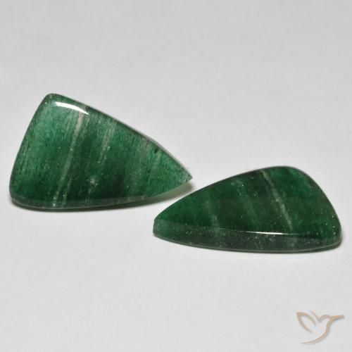 Shop natural 13.52ct ダークグリーン アベンチュリン gems, ファンシー, from ブラジル at GemSelect. In stock, global shipping!