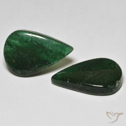 Shop natural 17.37ct フォレストグリーン アベンチュリン gems, 洋梨の形, from ブラジル at GemSelect. In stock, global shipping!