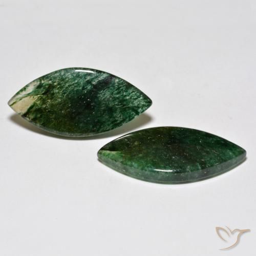 Shop natural 20.86ct ダークグリーン アベンチュリン gems, マーキーズ, from ブラジル at GemSelect. In stock, global shipping!