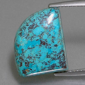 9.02カラットの天然マルチカラーブルーアズライト、ファンシーシェイプ、オペーク