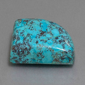 9.02カラットの天然マルチカラーブルーアズライト、ファンシーシェイプ、オペーク