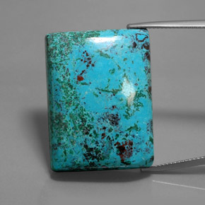 46.93カラットの天然マルチカラーブルーアズライト、バゲット、オペーク