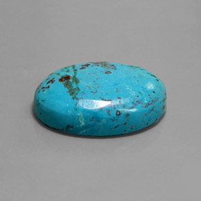 41.17カラットの天然マルチカラーブルーアズライト、オーバルカット、オペーク