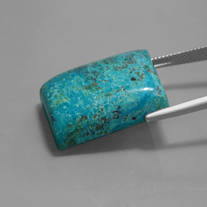 40.92カラットの天然マルチカラーブルーアズライト、バゲット、オペーク