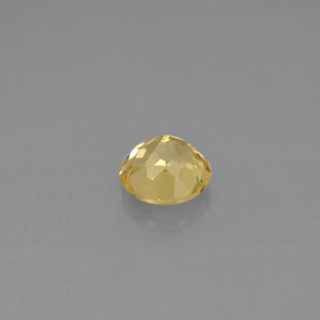 0.60カラットの天然ゴールデンイエローベリル（5.43 mm・ラウンドカット）