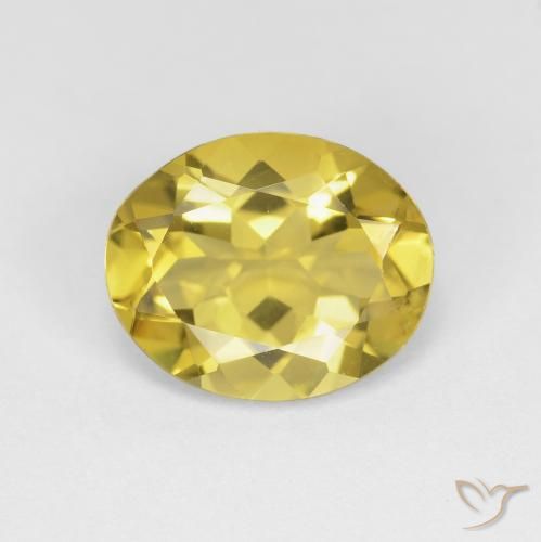 2.78ct 天然 茶色がかった黄色 ベリル, 楕円形, VVS