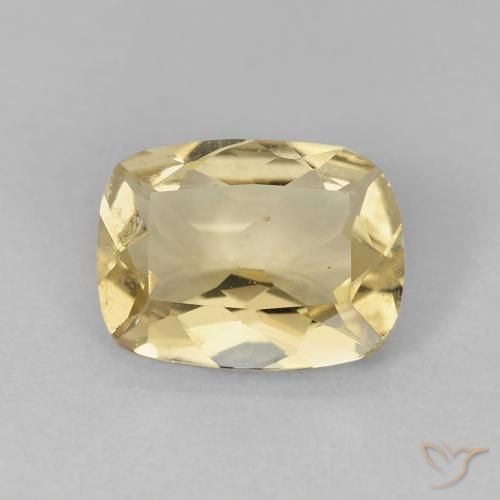 1.50ct 天然 ウォームイエロー ベリル, クッション, VS