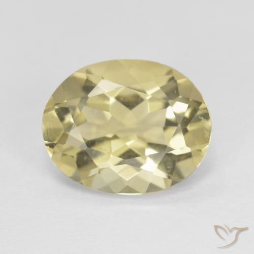 3.27ct 天然 ディジョンイエロー ベリル, 楕円形, VVS