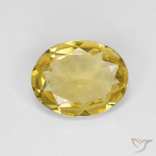 2.47ct 天然 ディジョンイエロー ベリル, 楕円形, VVS
