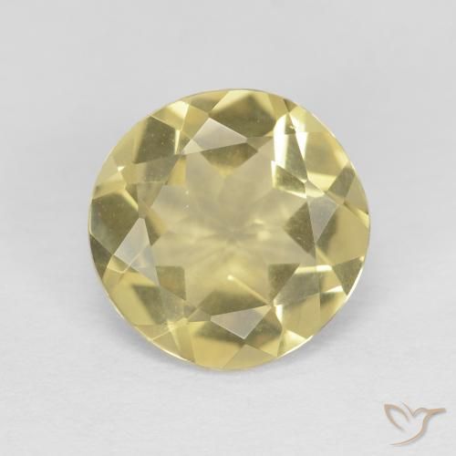 1.69ct 天然 ゴールドイエロー ベリル, ラウンド, VVS-VS