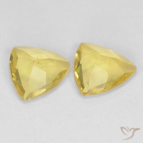 Shop natural 1.52ct ライトイエロー ベリル gems, トリリオン, from マダガスカル at GemSelect. In stock, global shipping!