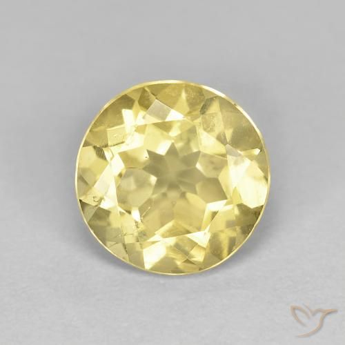 1.82ct 天然 トスカーナイエロー ベリル, ラウンド, VS