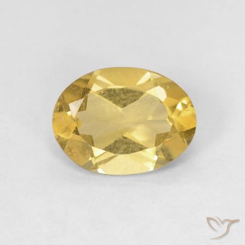 1.06ct 天然 ゴールド ベリル, 楕円形, VS