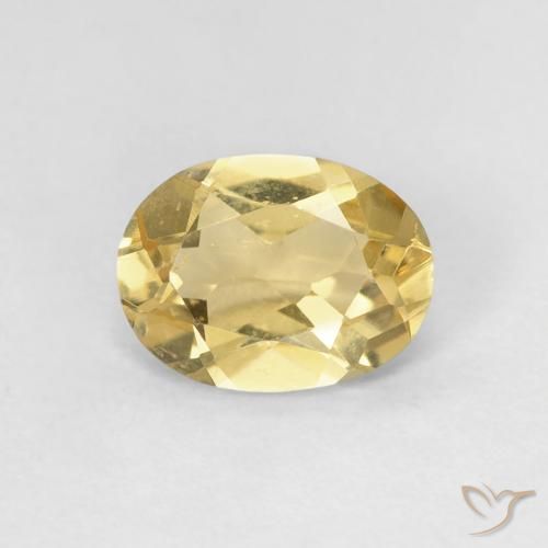 1.03ct 天然 ゴールド ベリル, 楕円形, VS