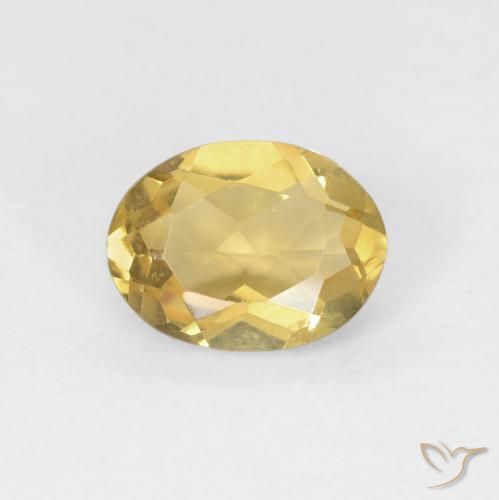 1.20ct 天然 ゴールドオレンジ ベリル, 楕円形, VVS