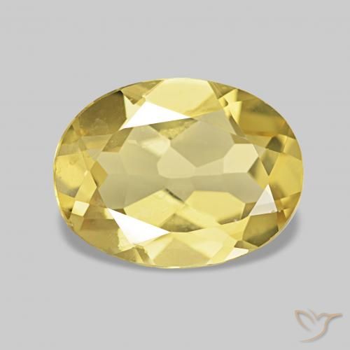 1.49ct ライトイエロー ベリル 宝石, 楕円形, VS