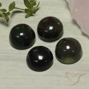 Shop natural 6.38ct マルチカラー ブラックオパール gems, ラウンド, from エチオピア at GemSelect. In stock, global shipping!