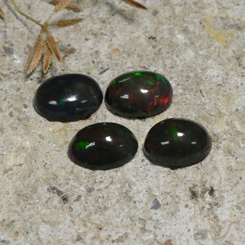 Shop natural 4.58ct マルチカラー ブラックオパール gems, 楕円形, from エチオピア at GemSelect. In stock, global shipping!