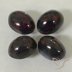 Shop natural 2.49ct マルチカラー ブラックオパール gems, 楕円形, from エチオピア at GemSelect. In stock, global shipping!