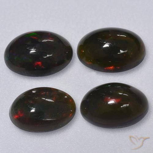 Shop natural 1.13ct マルチカラー ブラックオパール gems, 楕円形, from エチオピア at GemSelect. In stock, global shipping!